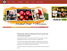 Tablet Screenshot of pointfoodswi.com